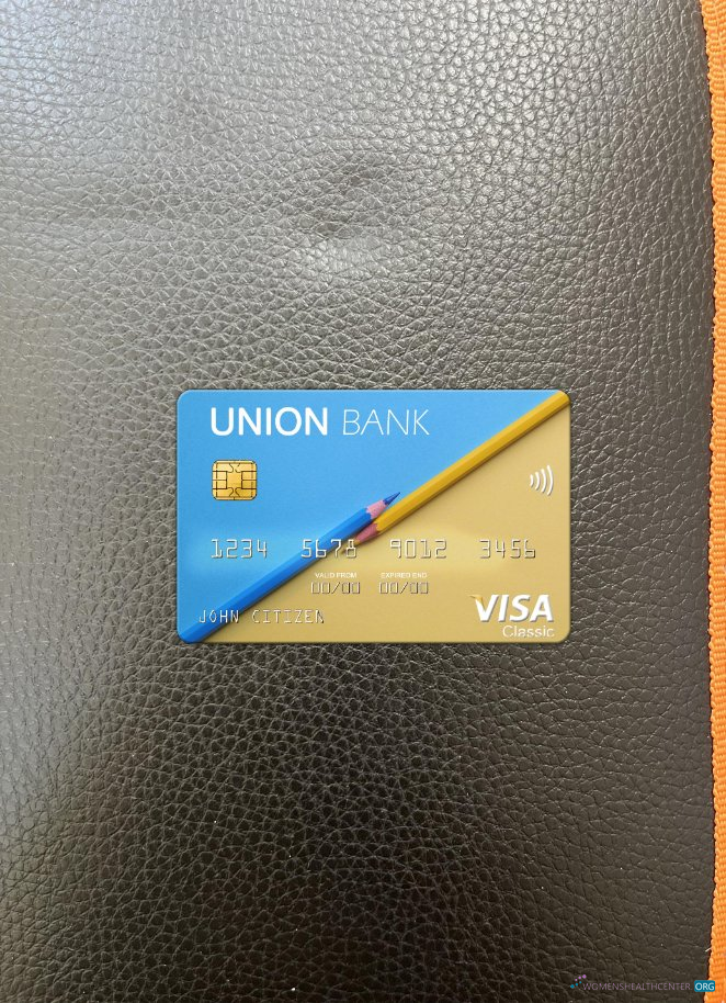 Download Albania Union Bank visa card photolook front Photoshop template
